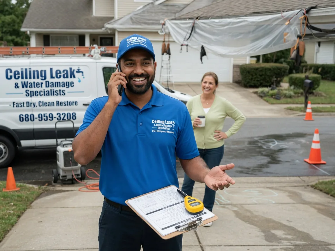 Ceiling Leak Cleanup Baileyville, IL FAQs